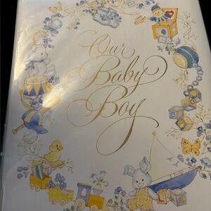 Vintage Baby Boy Record Book